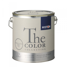 Histor The Color Collection Kalkmat - Shells Sand Grey 7515 - 2,5 liter