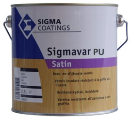 Sigmavar PU Satin zijdeglansvernis - 2,5 liter