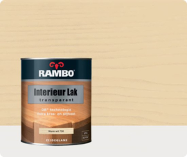 Rambo Interieur Lak Transparant Zijdeglans - Warm Wit 750 - 0,75 liter