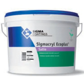 Sigma Sigmacryl Ecoplus Satin - Wit - 5 liter