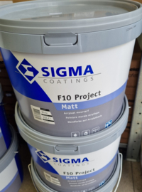 Sigma F10 Project Matt - Zwart - 10 liter