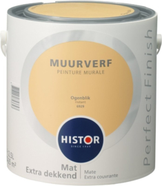 Histor Perfect Finish Muurverf Mat - Ogenblik 6929 - 2,5 Liter
