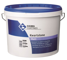 Sigma Kwartstone Matt - Wit - 10 liter