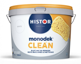 Histor Monodek Clean Reinigbare Muurverf - WIT - 1 liter