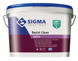 Sigma Resist Clean satin - Wit - 10 liter