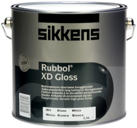Sikkens Rubbol XD Gloss - Wit en lichte kleuren - 2,5 liter