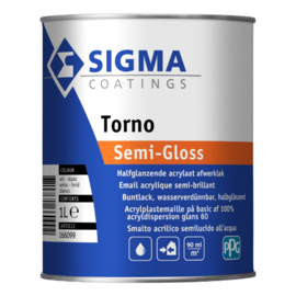 Sigma Torno Semi-Gloss - WIT - 2,5 liter