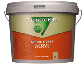 Boonstoppel Garantietex Acryl Mat - Wit of Lichte Kleuren - 10 liter