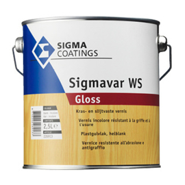 Sigmavar WS Gloss - Kleurloos - 2,5 liter