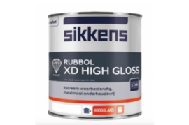 Sikkens Rubbol xd  high gloss - Alle kleuren leverbaar - 2,5 liter