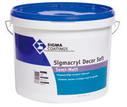 Sigma Sigmacryl Decor Soft Semi-matt - Wit - 2,5 liter