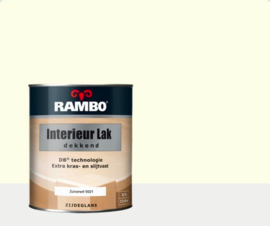 Rambo Interieur Lak Dekkend Zijdeglans - Zuiverwit Ral 9010 - 0,75 liter