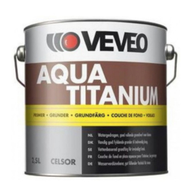 VEVEO Aqua Titanium PRIMER - WIT of alle lichte kleuren - 1 liter