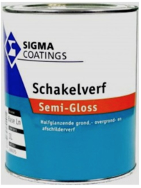 Sigma Schakelverf Semi-Gloss - WIT - 1 liter