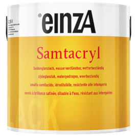 einzA Samtacryl Zijdeglanslak - alle kleuren - 500 ml
