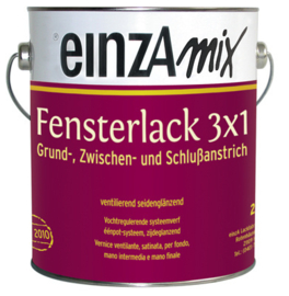 einzA Fensterlack 3x1 - alle kleuren - 0,5 liter - Schakelverf