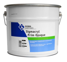 Sigmacryl Prim Opaque - Wit - 10 liter