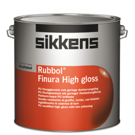 Sikkens Rubbol Finura High Gloss - Alleen donkere kleuren - 1 liter