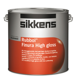 Sikkens Rubbol Finura High Gloss - Alle kleuren leverbaar - 2,5 liter