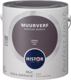 Histor Perfect Finish Muurverf Mat - Olifant 6936  - 2,5 Liter