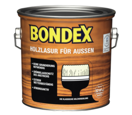 BONDEX Transparante beits voor buiten - zeer duurzaam 4,8 liter - Teak
