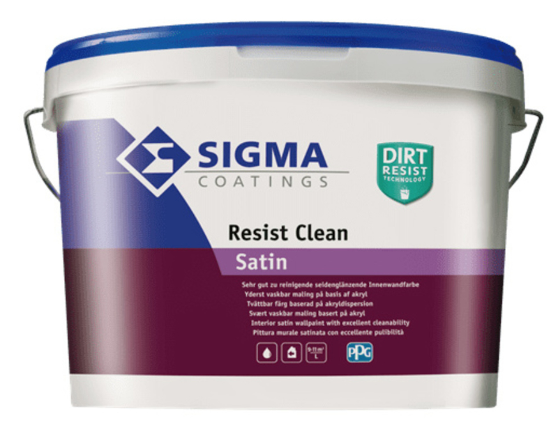 Sigma Resist Clean satin - off white RAL 9010 - | Muurverf Latex | VERF 43