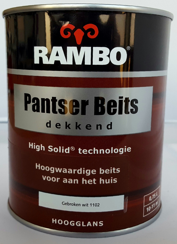 Beginner Ale handleiding Rambo Pantserbeits Dekkend - Cremewit 1110 - 0,75 liter | Dekkend | VERF 43