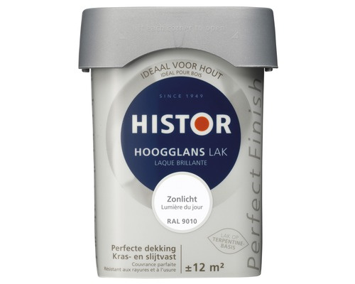 Histor Perfect Finish Hoogglans - Hoornwit 6763 - 0,75 liter