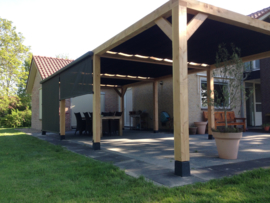 Pergola zonwering Solem van LuxxOut (acryl) 301 cm t/m 350 cm breed