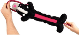 Flamingo bungee das/bever/koe met touw 47 cm