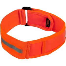 fluo jacht halsband met vak voor adresgegevens