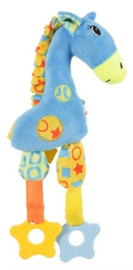 ZOLUX PUPPY PLUSH GIRAFFE BLAUW /GROEN 29,5X5X19,5 CM