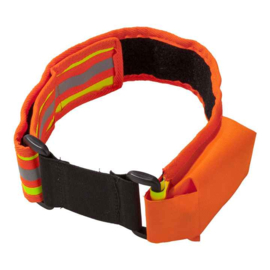 fluo halsband met zakje voor gps Heim