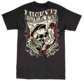 LUCKY 13  WHISKEY AND TEARS T SHIRT