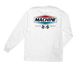 LOSER MACHINE OVERDRIVE LONGSLEEVE  T-SHIRT WHITE