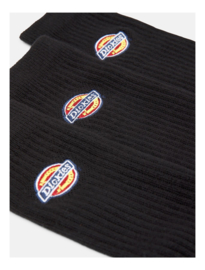 DICKIES VALLEY GROVE SOCK BLACK  3-PACK