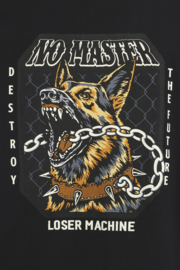 LOSER MACHINE NO MASTER  T-SHIRT BLACK