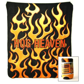 HOG HEAVEN FLEECE DEKEN