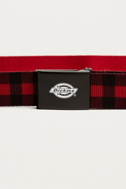 DICKIES SCOTTSVILLE BELT RED BLACK