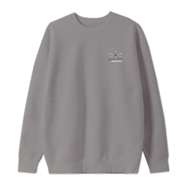 DARK SEAS BEACON CREWNECK SWEATER CEMENT