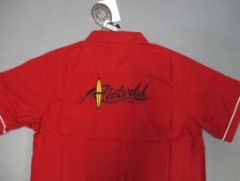 RIETVELD SIGNATURE SURFBOARD SHIRT RED