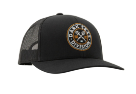 DARK SEAS NAVIGATION TRUCKER CAP BLACK