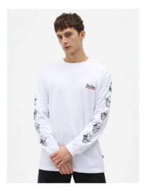 DICKIES FEDERAL DAM LONGSLEEVE T-SHIRT WHITE