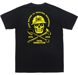 LOSER MACHINE DEMOLITION T SHIRT BLACK