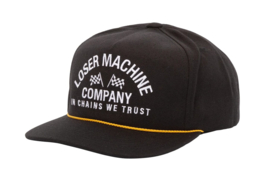 LOSER MACHINE  RACEWAY REDUX HAT CAP  BLACK