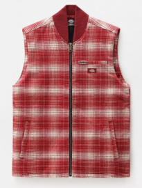 DICKIES PEDRO BAY VEST BIKING RED