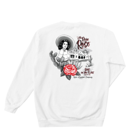 LOSER MACHINE THE RARE ROSE PIGMENT FLEECE WHITE