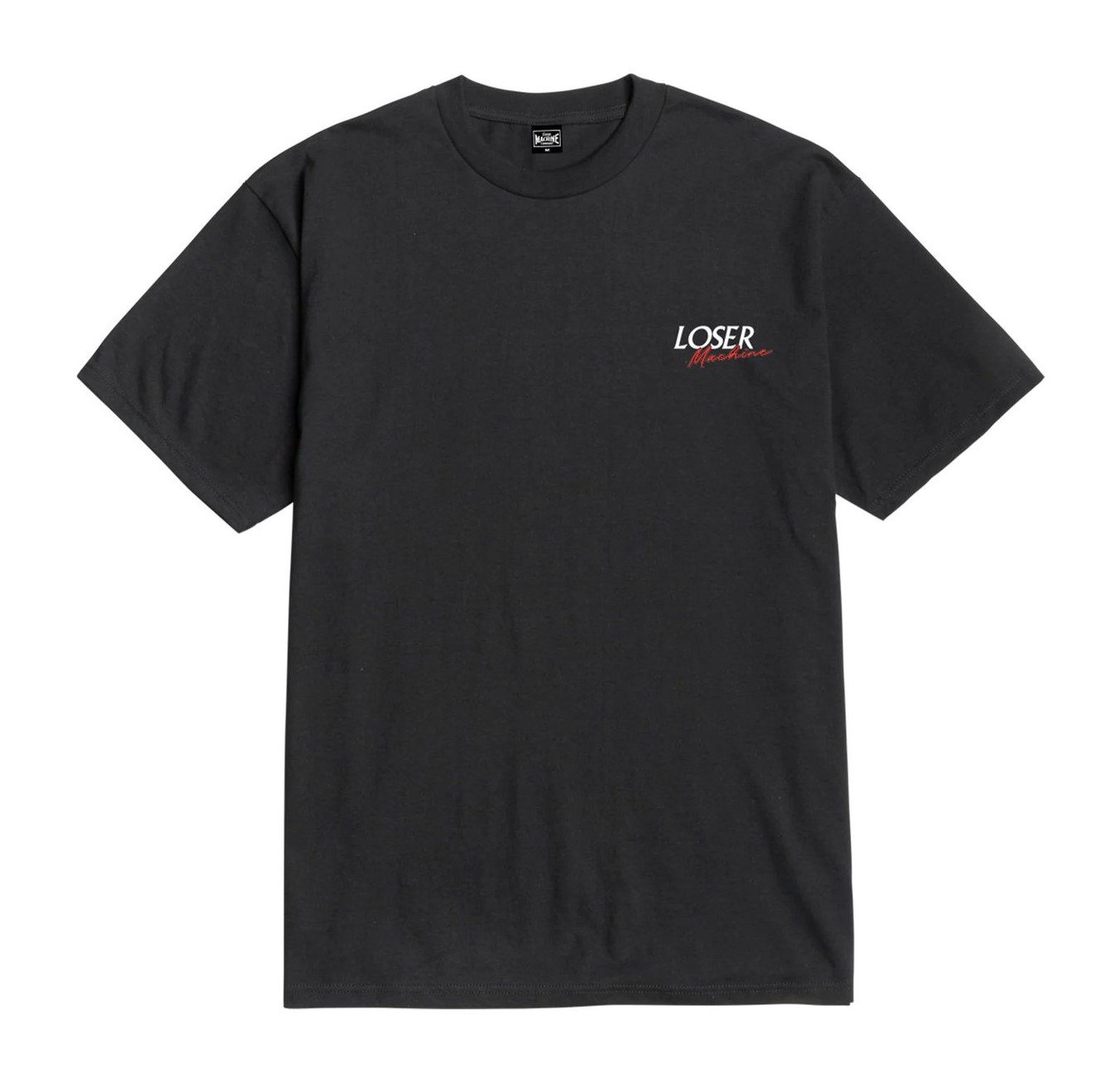 LOSER MACHINE REAR VIEW T-SHIRT BLACK