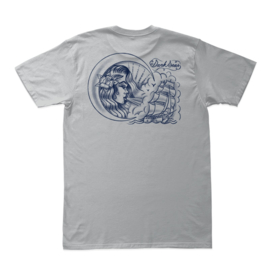 DARK SEAS  WEST WINDS T-SHIRT SILVER