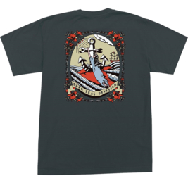 DARK SEAS PASSION ORGANIC T-SHIRT GUNMETAL